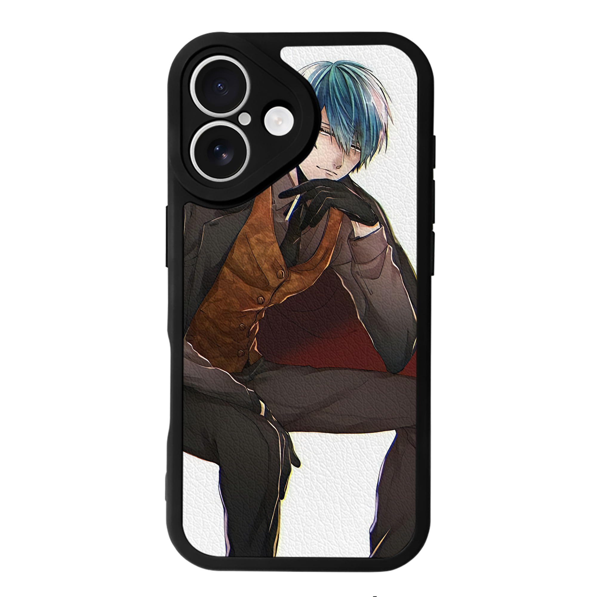 （画像用） 刀剣乱舞 Touken Ranbu 【iPhone 16シリーズ対応】シリコンスマホケース（レザー調） 材質：シリコン